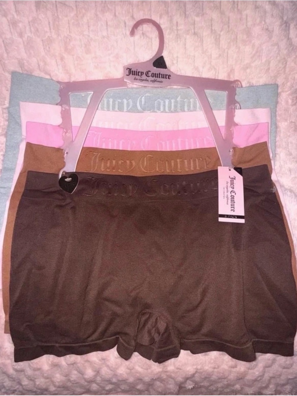 Juicy Couture boyshort panties - plus size - 3X - NWT! Pack of 5!